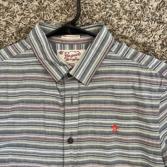Penguin Short Sleeve Button Up - Picture 4 of 4